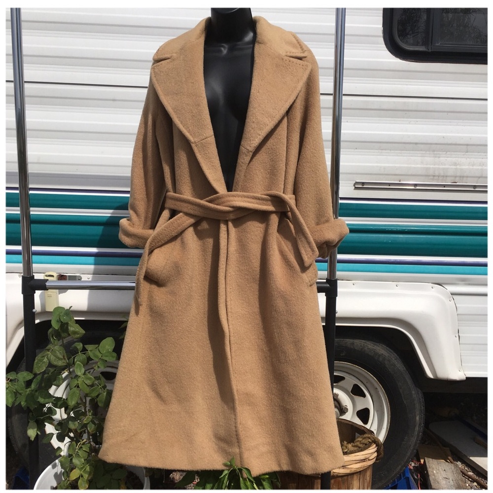Vintage Briny Marlin Wool Blanket Coat - Picture 3 of 8